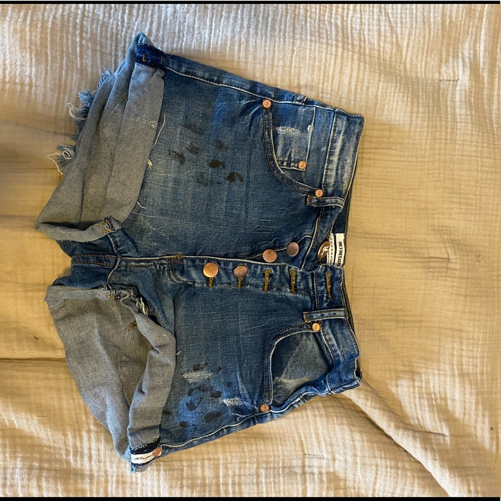 One teaspoon denim shorts